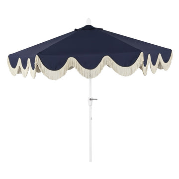 Collins 9 ft. Classic Cottage Tassel Market Patio Umbrella
